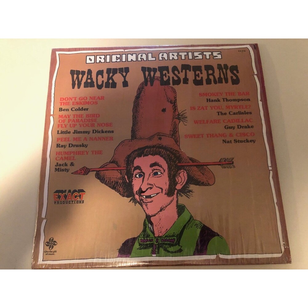 Wacky Westerns Original Artists Vinyl LP‎ Vintage
